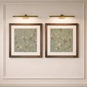 طقم لوحات جدارية لوريسا - قطعتين - اخضر