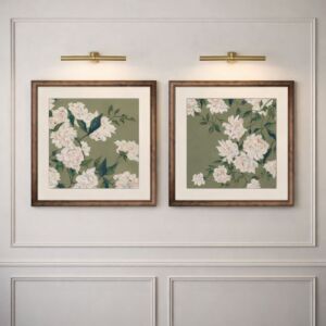 طقم لوحات جدارية ماتيوس - قطعتين - اخضر