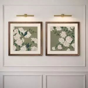 طقم لوحات جدارية ماتيوس - قطعتين - اخضر