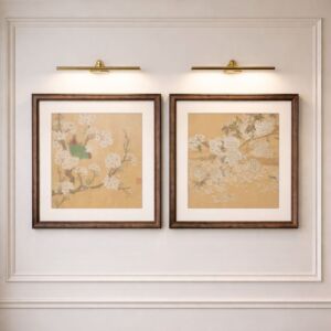 طقم لوحات جدارية راندوم - قطعتين - بيج