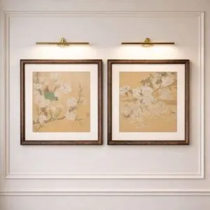 طقم لوحات جدارية راندوم - قطعتين - بيج