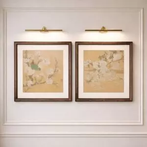 طقم لوحات جدارية راندوم - قطعتين - بيج