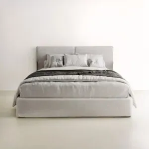 سرير كاميليا - رمادي