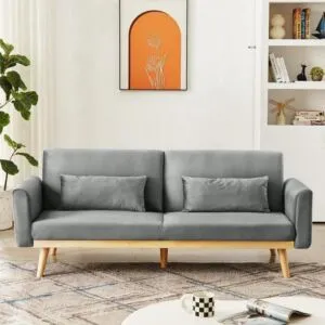 كنبة ثنائية زيليش - رمادي