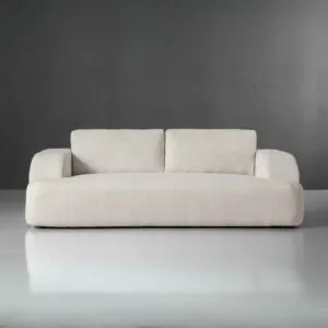 كنبة 3 مقاعد كلوديا - بيج