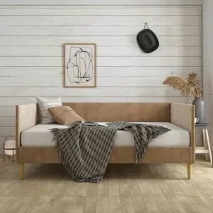 كنبة سرير ابيلا 180×90×80 سم - بني