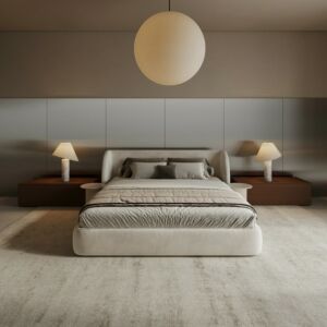 سرير سوبر كينغ 200X200 سم دوز - بيج