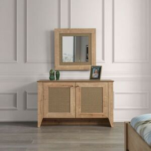 تسريحة مادورا مع مرآة - بني فاتح