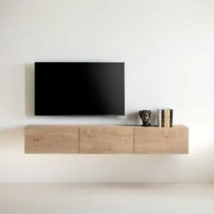 حامل تلفزيون جداري ليدو إلم كوڤ - بني