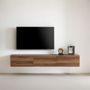 حامل تلفزيون جداري داملا إلم كوڤ - بني غامق