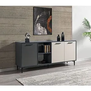 طاولة بوفيه لينتون إلم كوڤ - رمادي