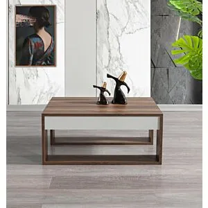 طاولة قهوة قوردر إلم كوف - بني