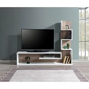 طاولة تلفاز ميتهان إلم كوف - ابيض