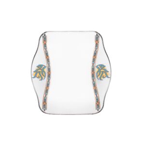 طقم صحون حلى 19 سم وروود مذهب 6  قطع