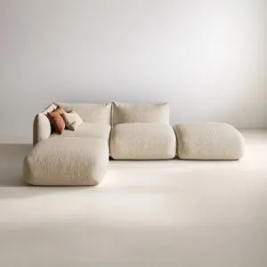 Marseille Corner Sofa - Light Beige