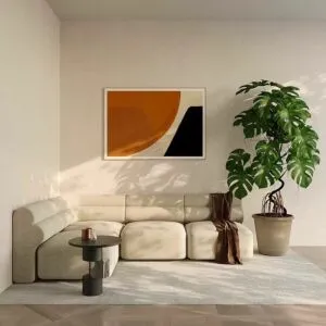 كنب زاوية ميراج - بيج