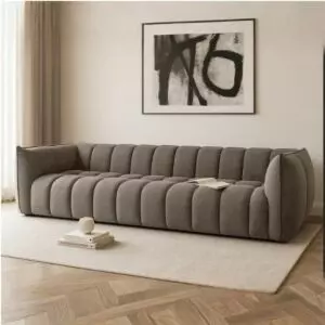 كنبة ريانا - 4 مقاعد - بني