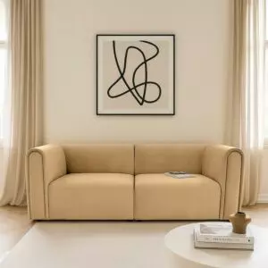 كنبة جيان - 3 مقاعد - بيج