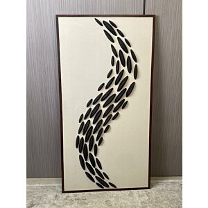 لوحة جدارية فنية مريان 100x200 سم - برواز اسود