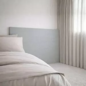 لوح رأس خشبي يانسي 120 سم - رمادي