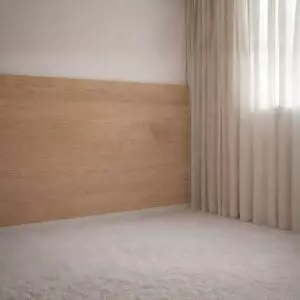 لوح رأس خشبي يانسي 220 سم - بيج