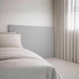 لوح رأس خشبي يانسي 220 سم - رمادي