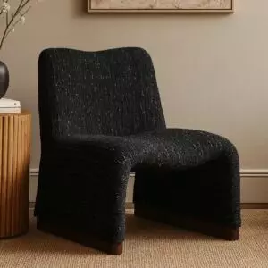 كرسي مفرد بوكليه شاوبر - اسود ومتعدد الالوان