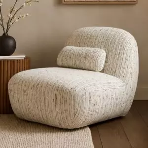 كرسي دوار ريكو - أبيض ومتعدد الالوان