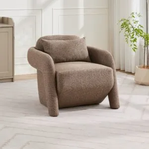 كرسي سايا مفرد - بوليستر - بني