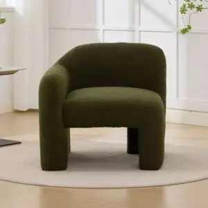 كرسي مفرد ذراع يمين يمال - اخضر