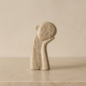 تحفة ديكور رخامية جينو - بيج