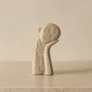 تحفة ديكور رخامية جينو - بيج