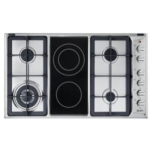 سطح غاز وكهرباء بيلت ان سيراميك ايطالي 90 سم من البا