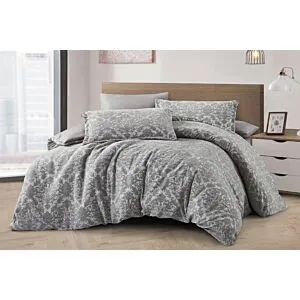 لحاف مجوز بلوجرين 6 قطع جاكار شينزو - رمادي