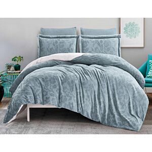 طقم لحاف كينغ مزدوج مخمل فرو كلاوس - 6 قطع - تيفاني