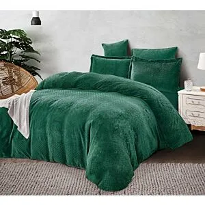 طقم لحاف مزدوج لازيل جاكار 6 قطع - زيتي