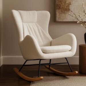 كرسي استرخاء هزاز ليتو - ابيض