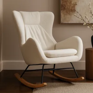 كرسي استرخاء هزاز ليتو - ابيض