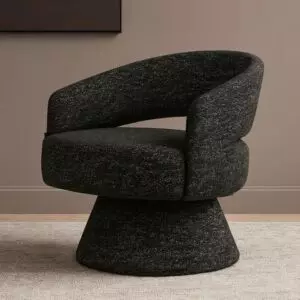 كرسي دوار مارت - اسود