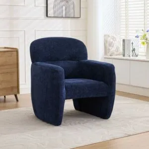 كرسي مفرد نازك - ازرق غامق