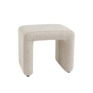 مقعد ومسند قدم بوكليه - اوف وايت