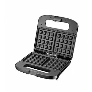 صانعة وافل جي في سي برو - GVSM-302W استيل - 1400واط - اسود