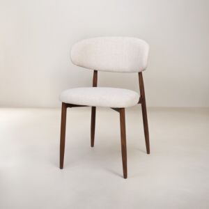 كرسي طاولة طعام شايني - بيج