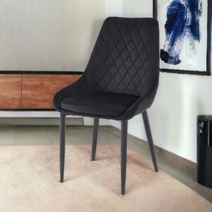 كرسي طاولة طعام اوموت - اسود