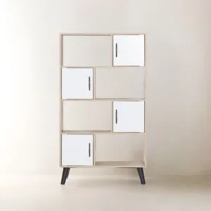 وحدة تخزين  أدراج ورفوف ميلبانو خشب ماليزي 