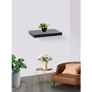 رف جداري لونا طول 40 سم لون رخامي غامق