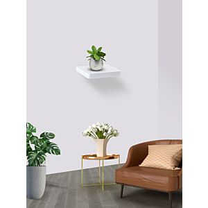 رف جداري ماثيو طول 25 سم لون أبيض