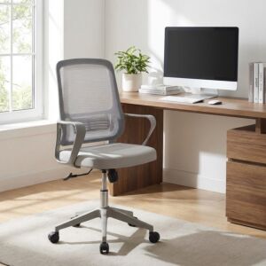 كرسي مكتب قابل لتعديل الارتفاع كومو - رمادي