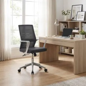 كرسي مكتب قابل لتعديل الارتفاع بيترو - رمادي