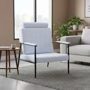 كرسي مفرد موفا - ابيض